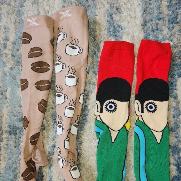 Fashion Statement Socks || 2 pairs || EUC - Picture 4 of 6